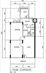 Blk 23A Queen's View (Queenstown), HDB 3 Rooms #636379081